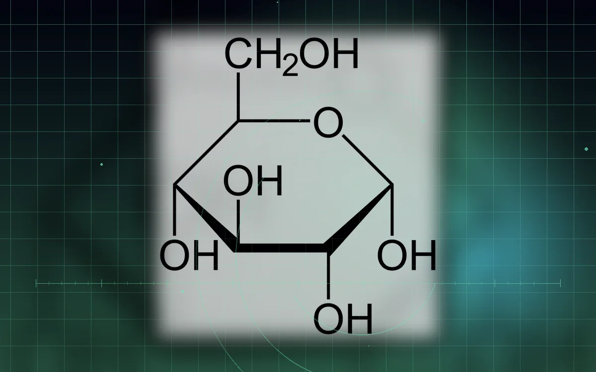 Visual evidence plate for Glucose molecule