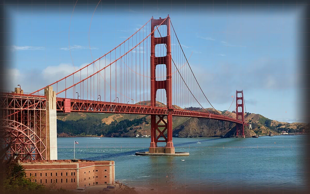 Visual evidence plate for Golden Gate Bridge