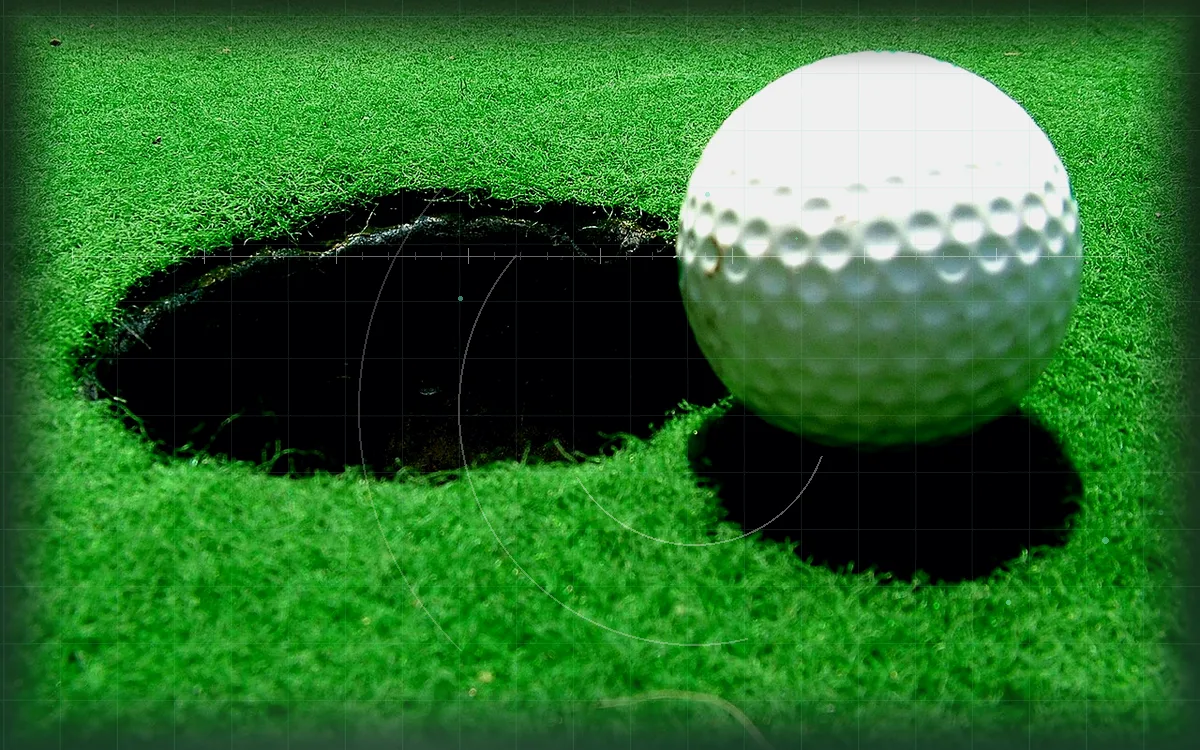 Visual evidence plate for Golf ball