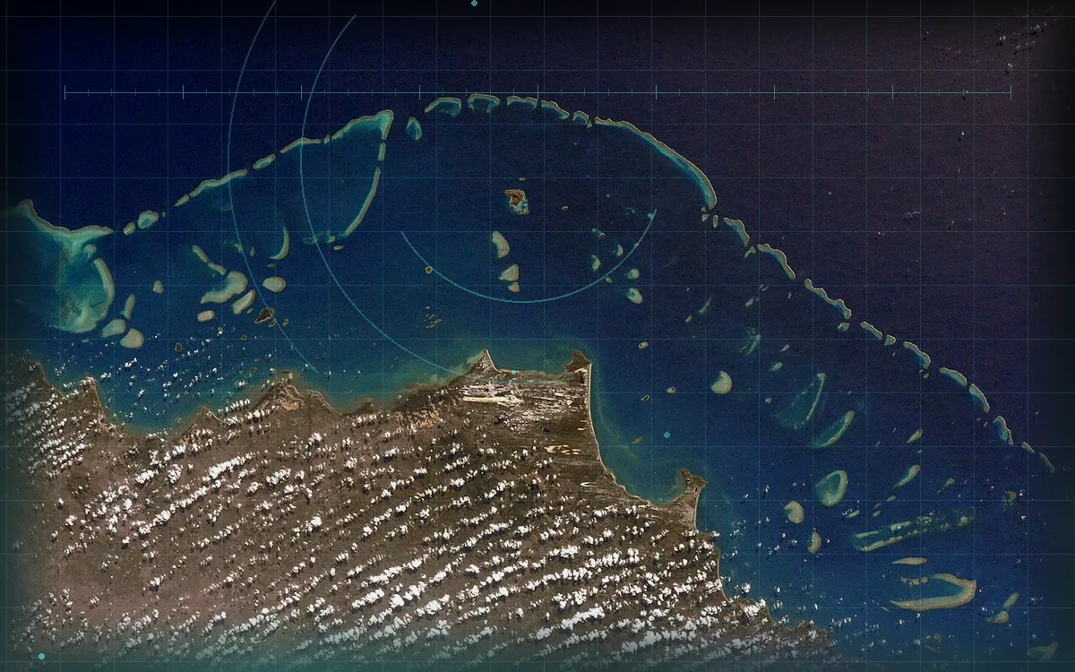 Visual evidence plate for Great Barrier Reef system