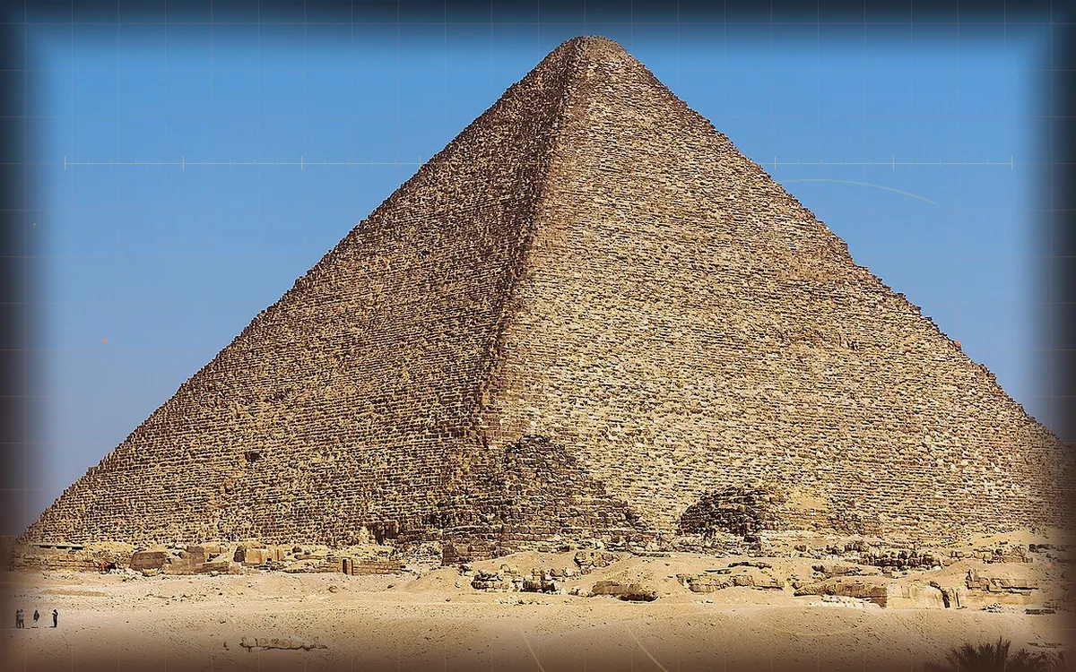 Visual evidence plate for Great Pyramid of Giza