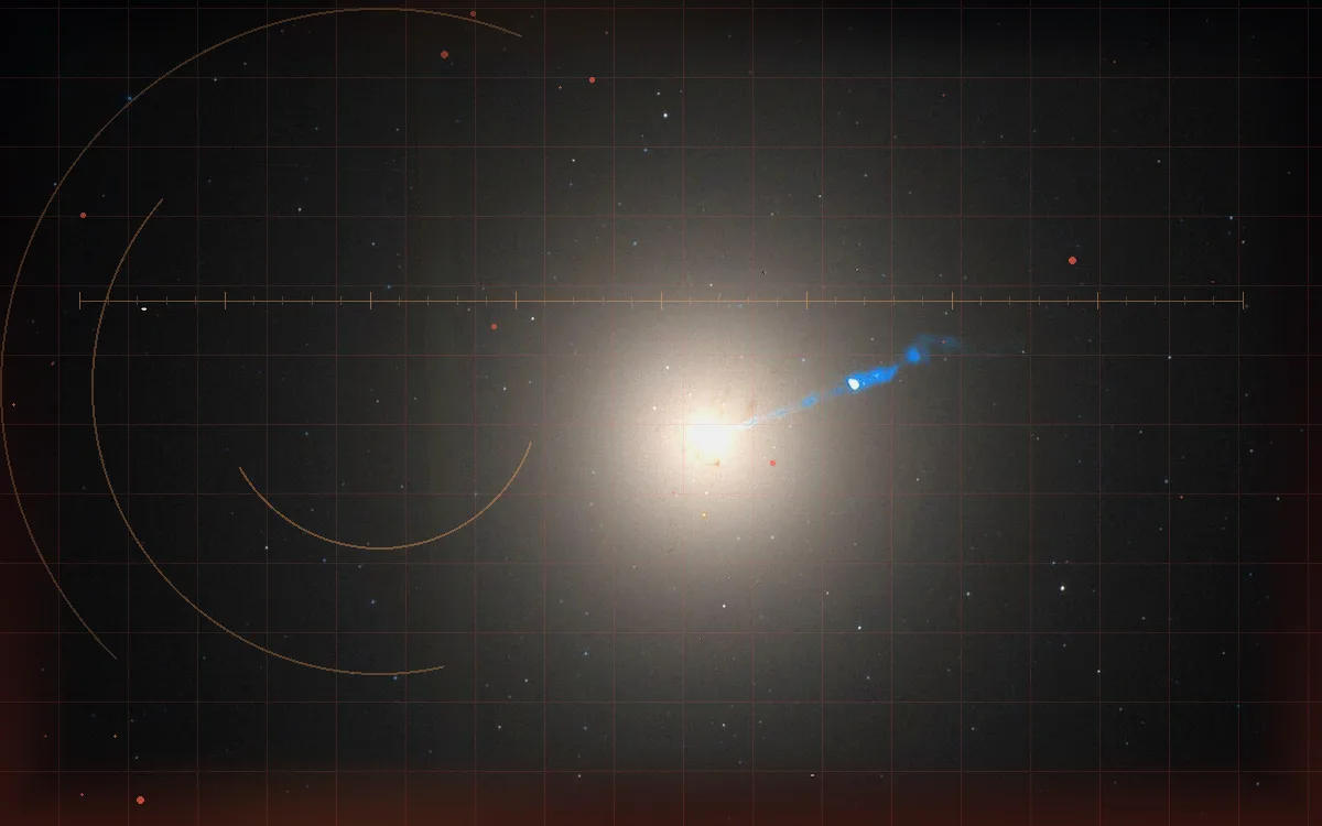 Visual evidence plate for M87* event horizon