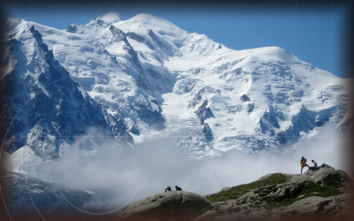 Visual evidence plate for Mont Blanc