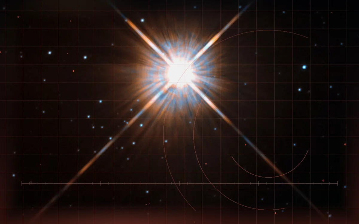Visual evidence plate for Proxima Centauri