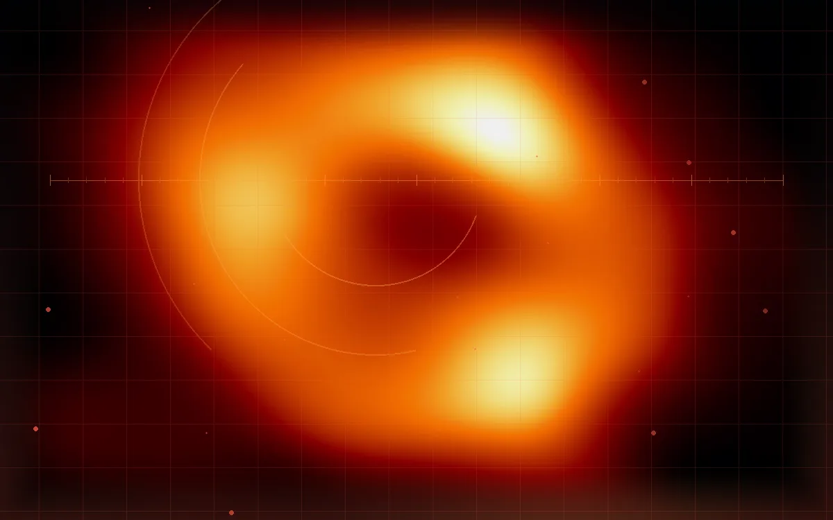 Visual evidence plate for Sagittarius A* horizon