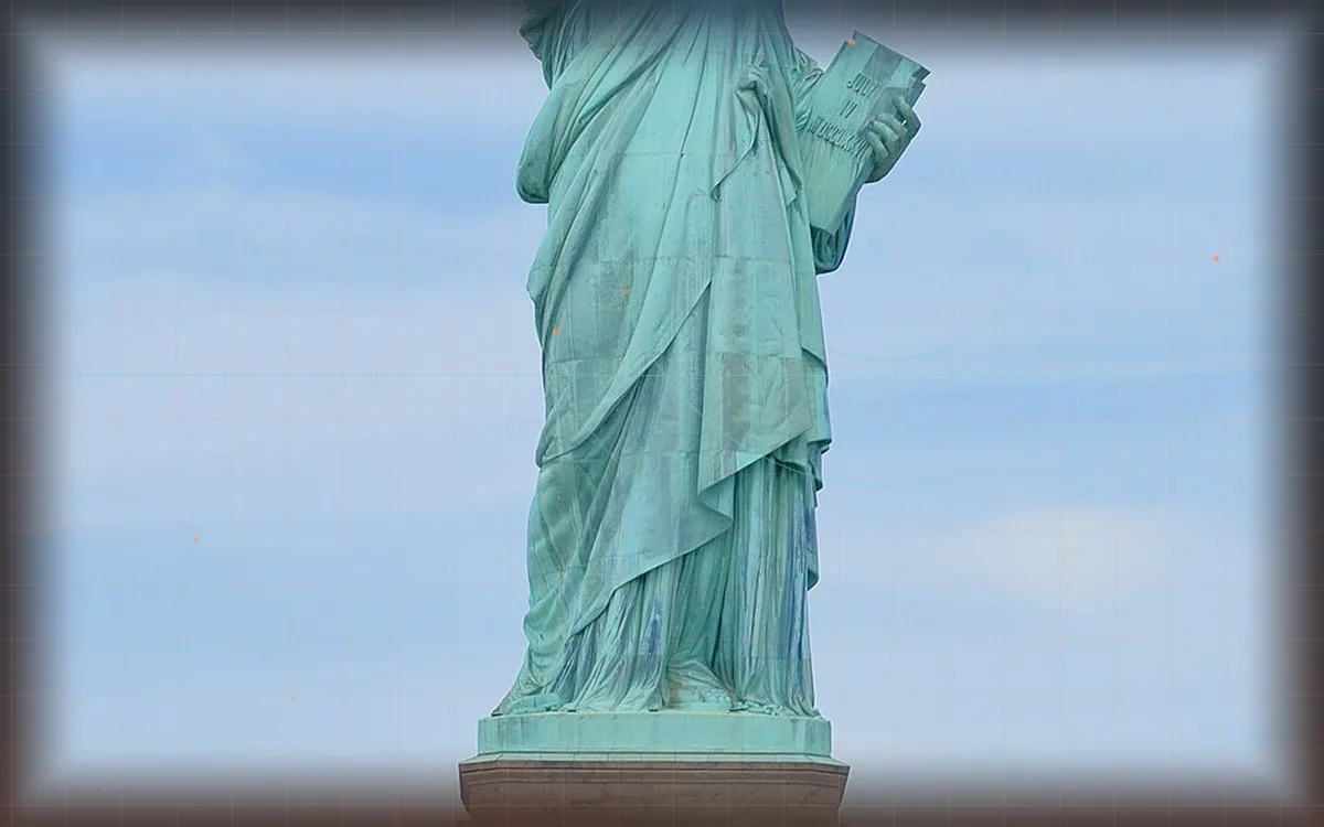 Visual evidence plate for Statue of Liberty