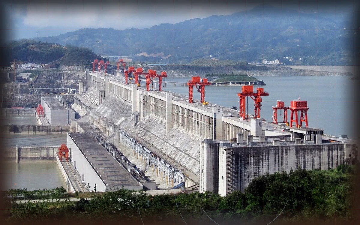 Visual evidence plate for Three Gorges Dam