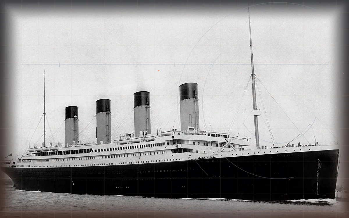 Visual evidence plate for RMS Titanic