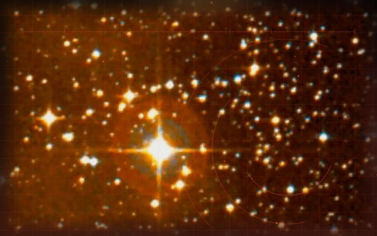 Visual evidence plate for VY Canis Majoris